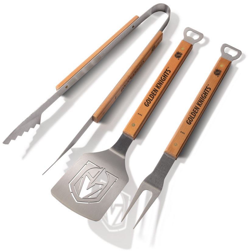 YouTheFan NHL Vegas Golden Knights Classic Series 3-Piece BBQ Set