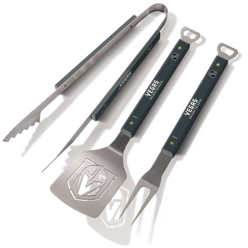 YouTheFan NHL Vegas Golden Knights Spirit Series 3-Piece BBQ Set