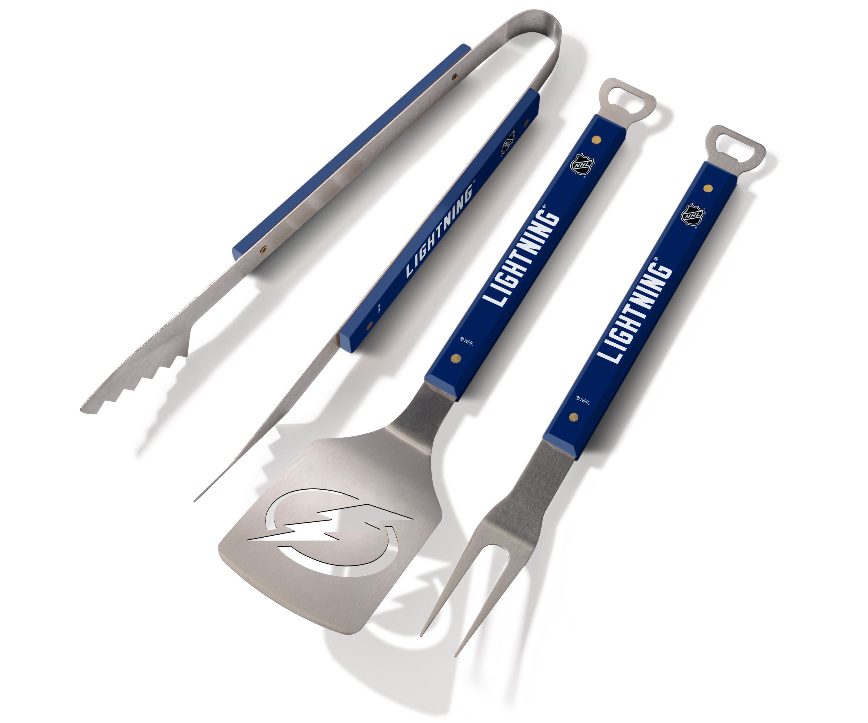 YouTheFan NHL Tampa Bay Lightning Spirit Series 3-Piece BBQ Set