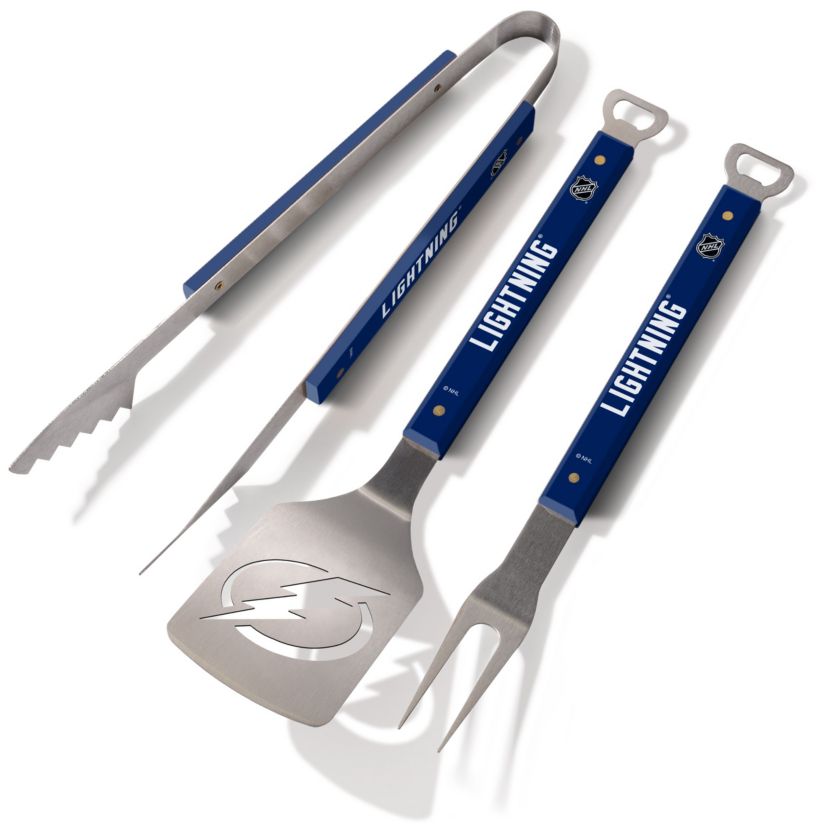 YouTheFan NHL Tampa Bay Lightning Spirit Series 3-Piece BBQ Set