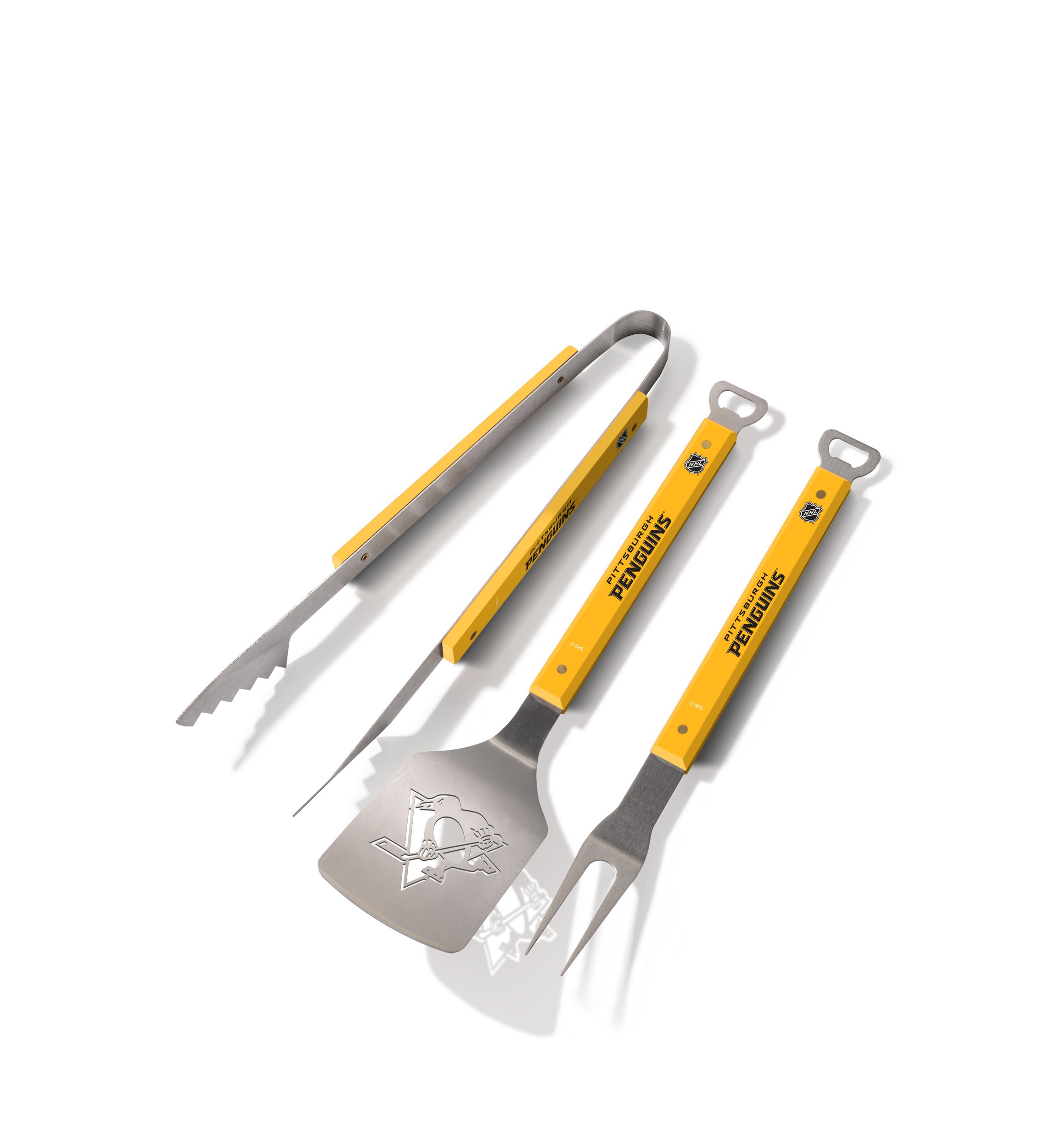 YouTheFan NHL Pittsburgh Penguins Spirit Series 3-Piece BBQ Set
