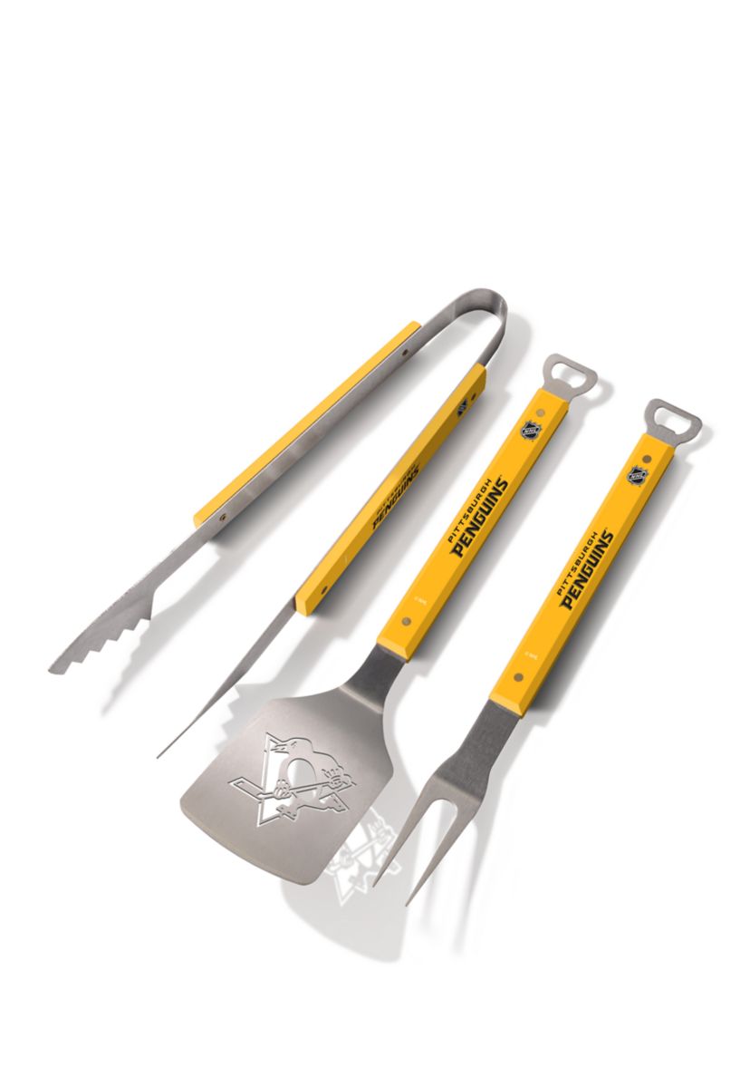 YouTheFan NHL Pittsburgh Penguins Spirit Series 3-Piece BBQ Set