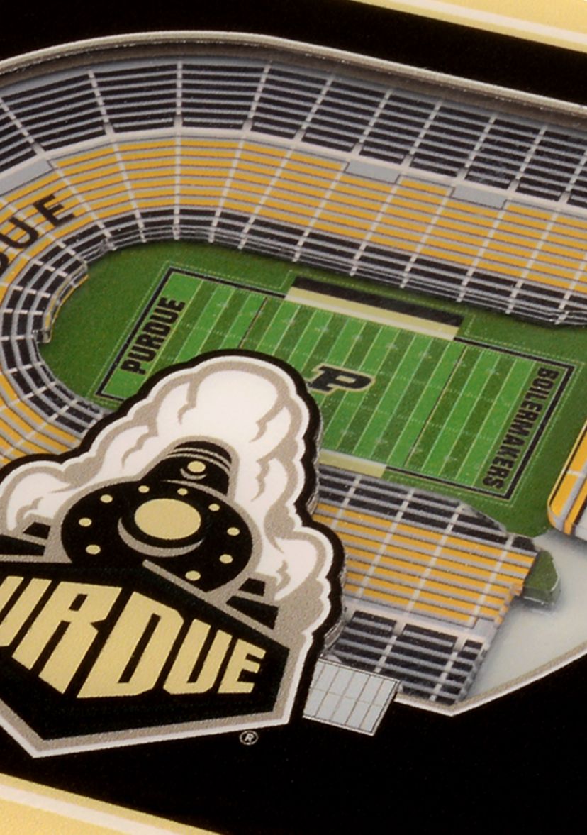 YouTheFan NCAA Purdue Boilermakers FB 3D StadiumView Coasters - Ross-Ade Stadium