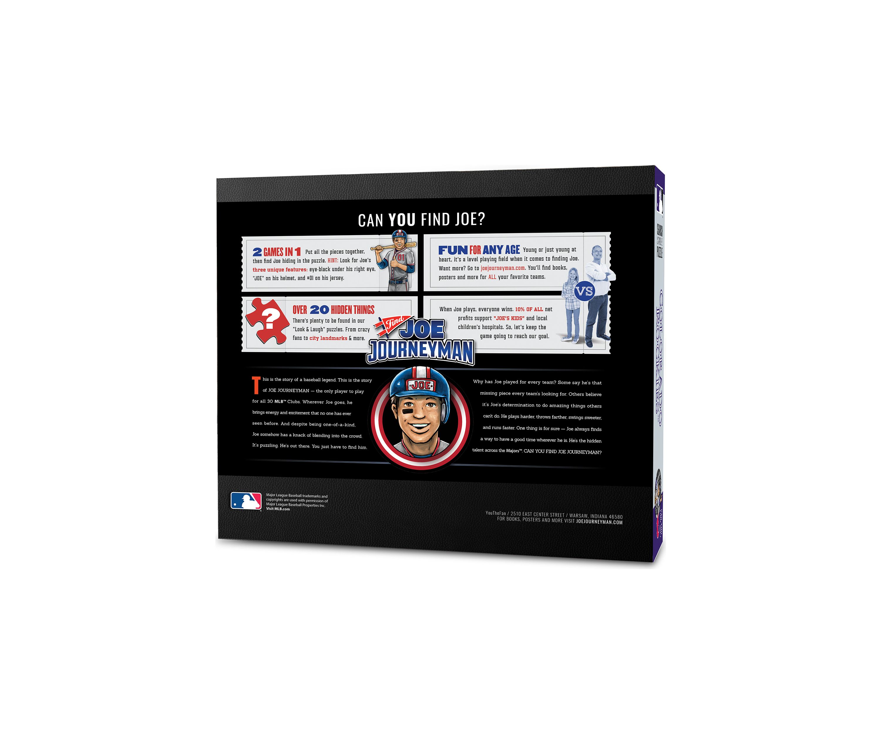 YouTheFan MLB Colorado Rockies Joe Journeyman 500pc Puzzle