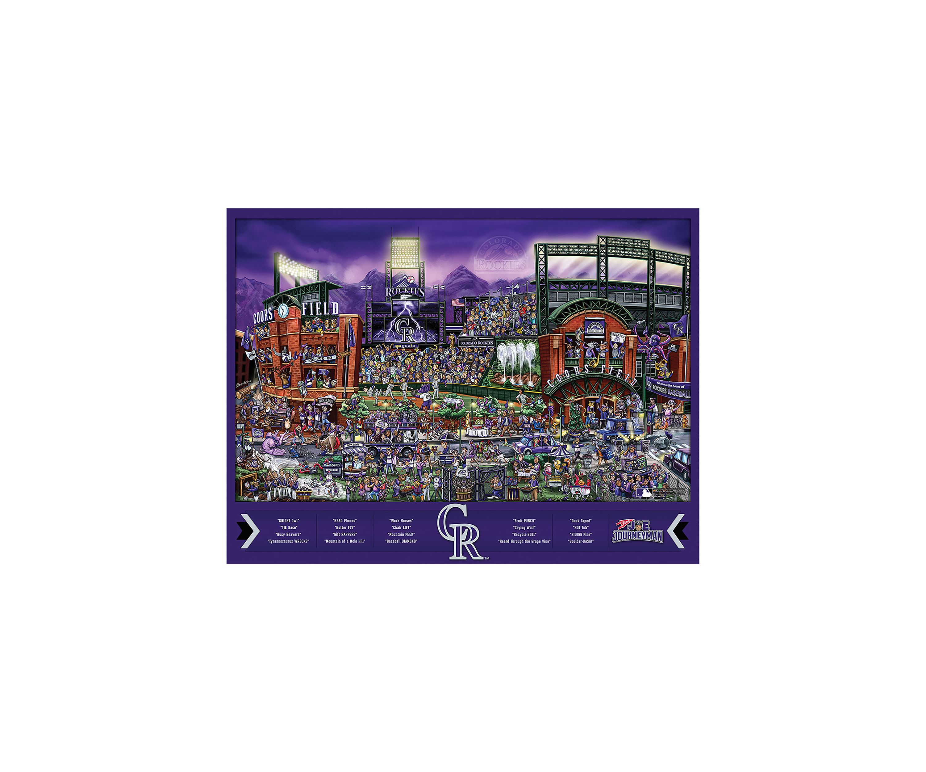 YouTheFan MLB Colorado Rockies Joe Journeyman 500pc Puzzle