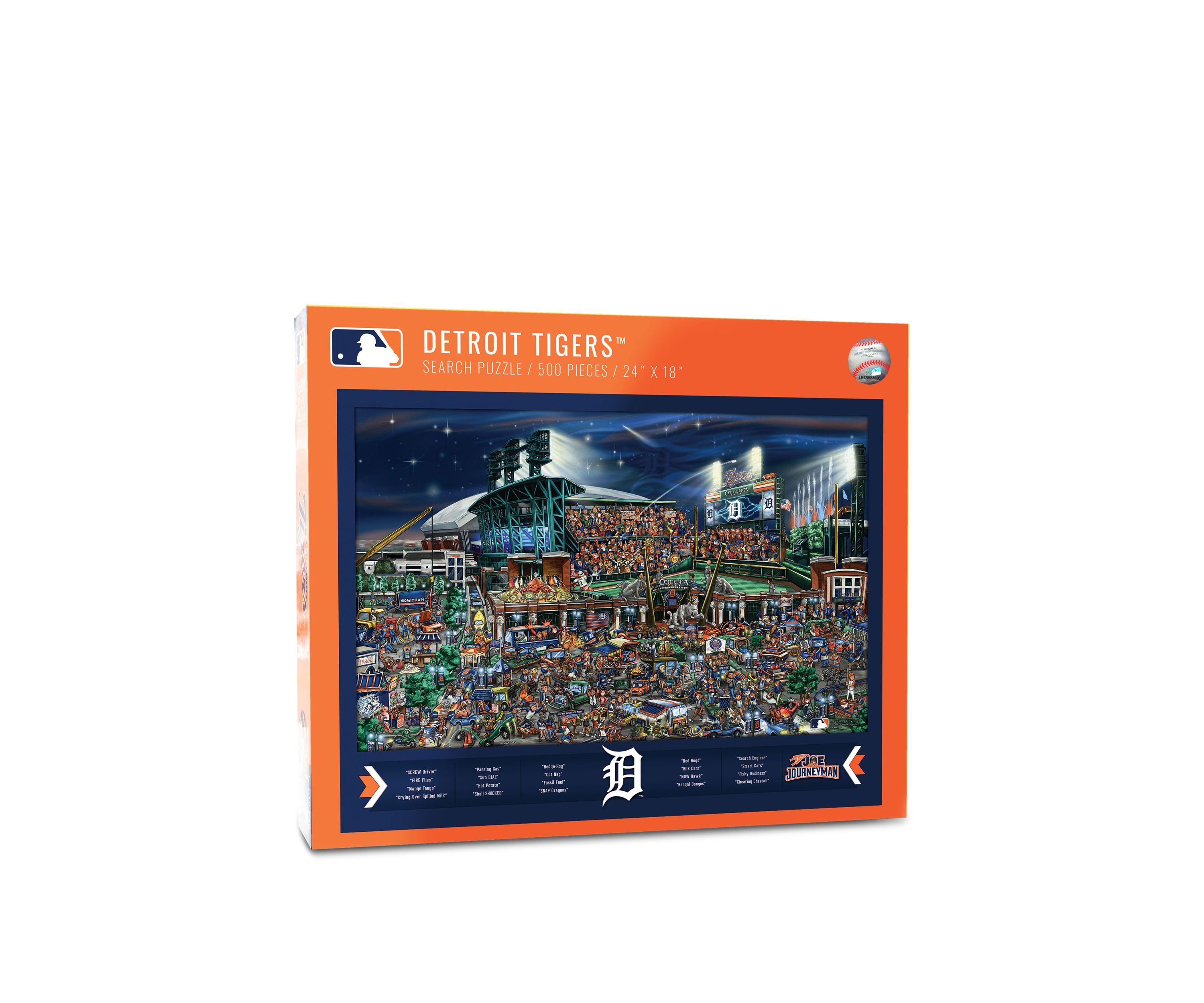 YouTheFan MLB Detroit Tigers Joe Journeyman 500pc Puzzle