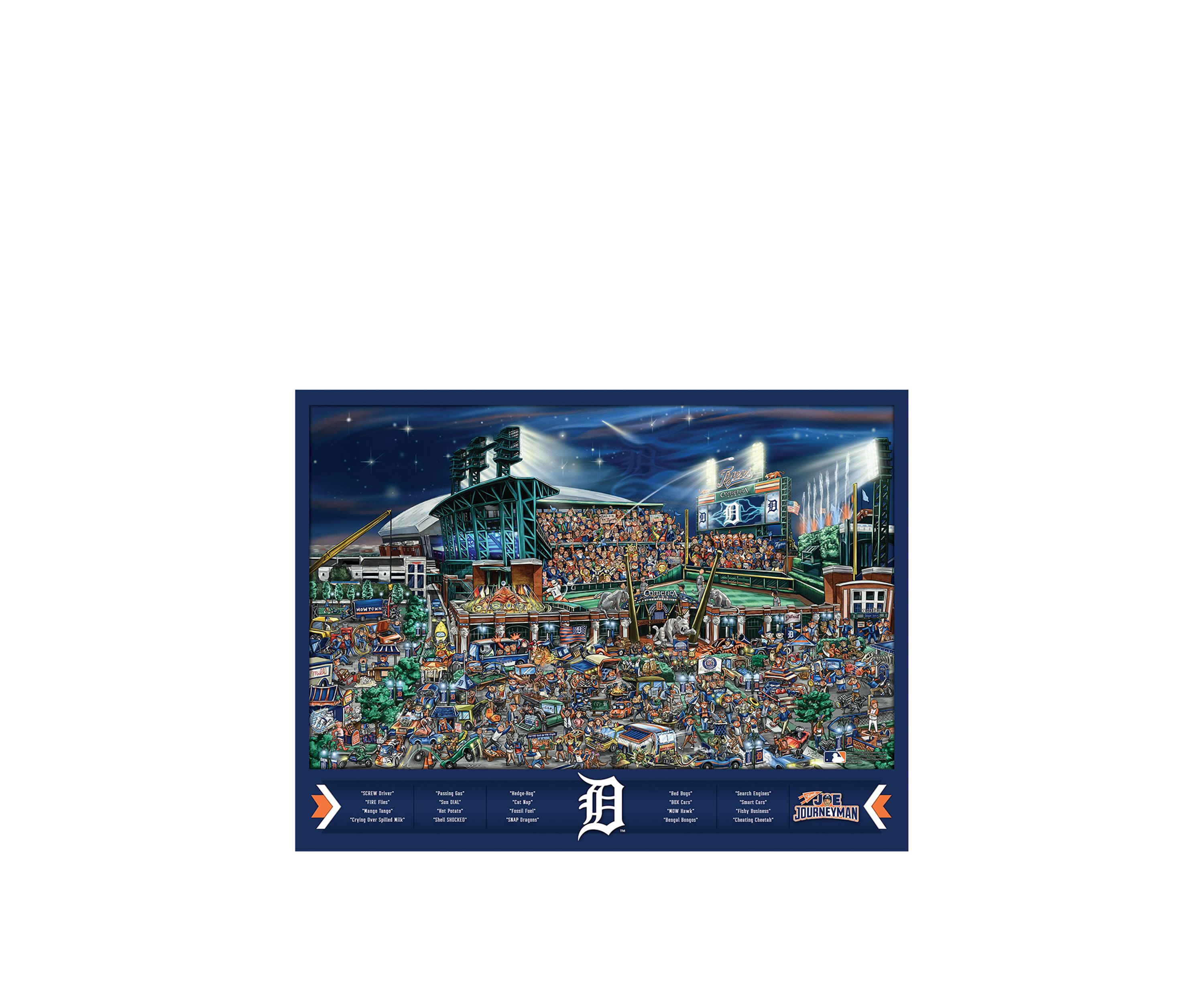YouTheFan MLB Detroit Tigers Joe Journeyman 500pc Puzzle