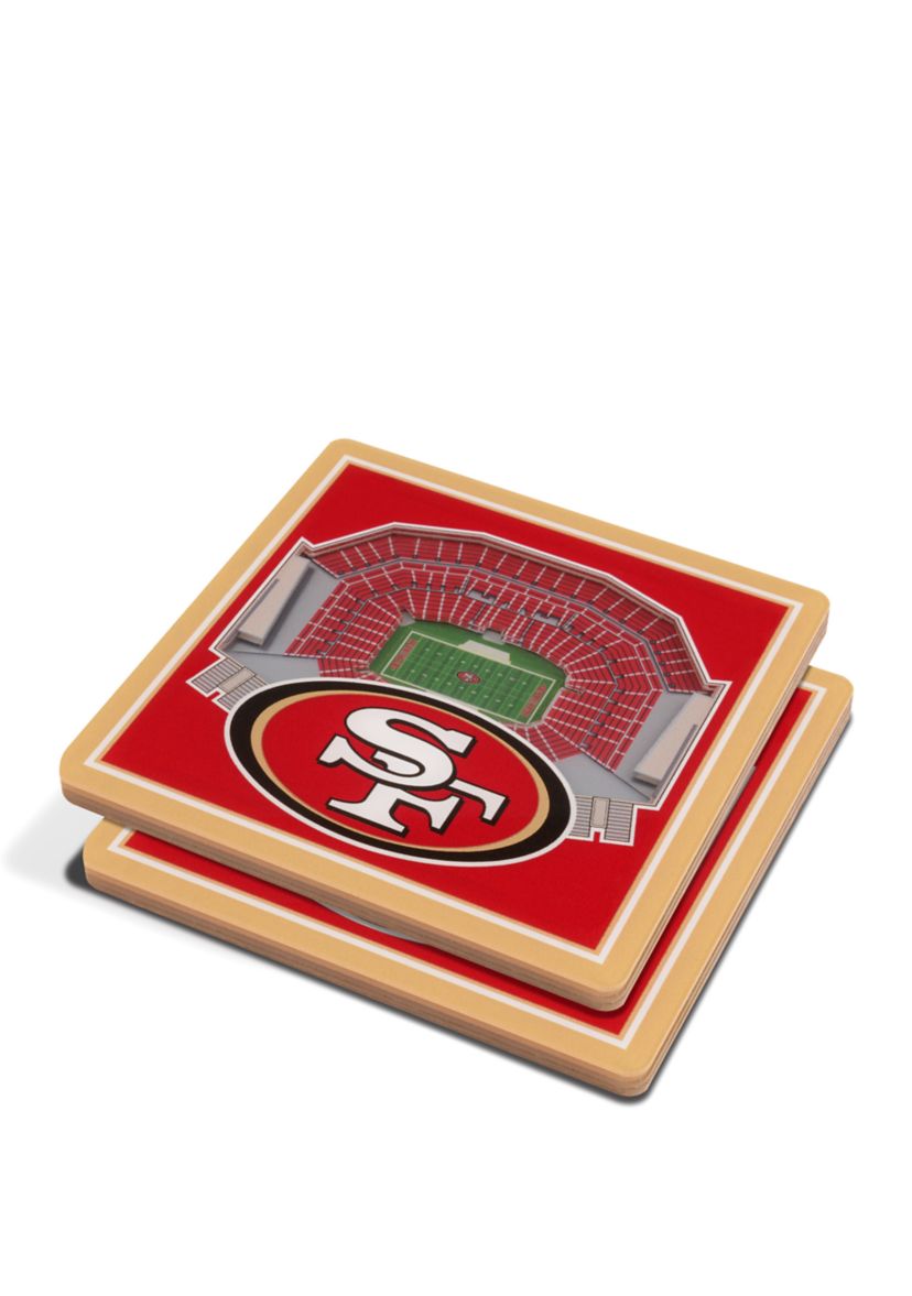 YouTheFan NFL San Francisco 49ers 3D StadiumView Coasters - Levis Stadium