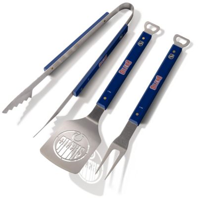 YouTheFan NHL Edmonton Oilers Spirit Series 3-Piece BBQ Set