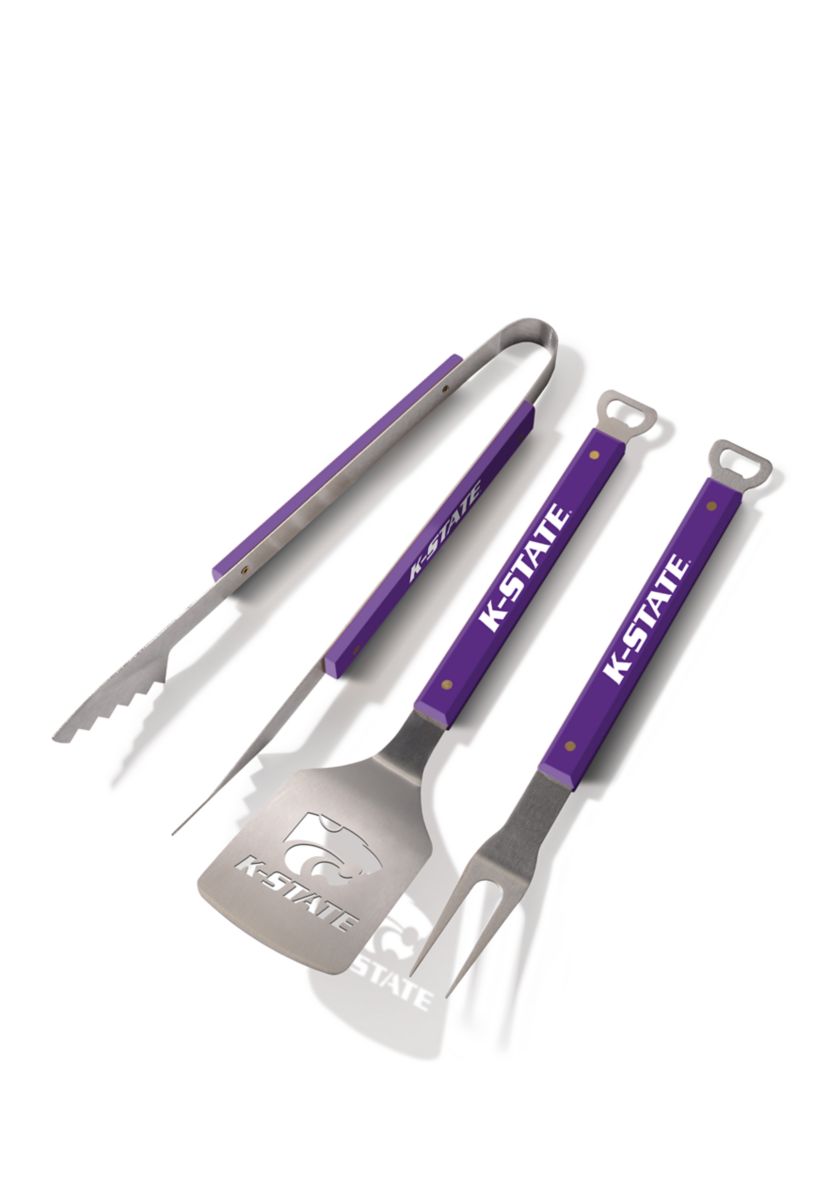 YouTheFan NCAA Kansas State Wildcats Spirit Series 3-Piece BBQ Set