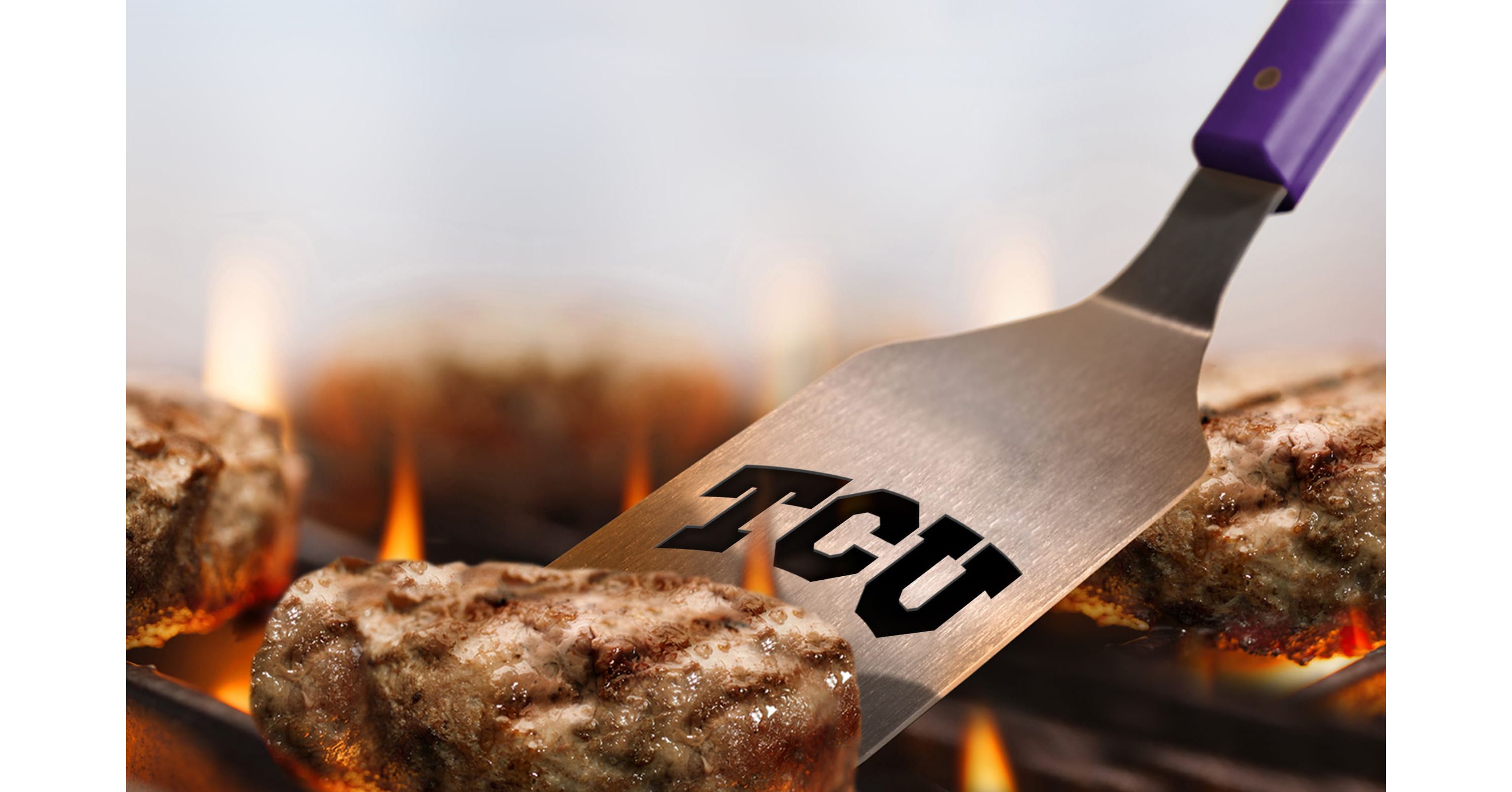 YouTheFan NCAA TCU Horned Frogs Spirit Series 3-Piece BBQ Set