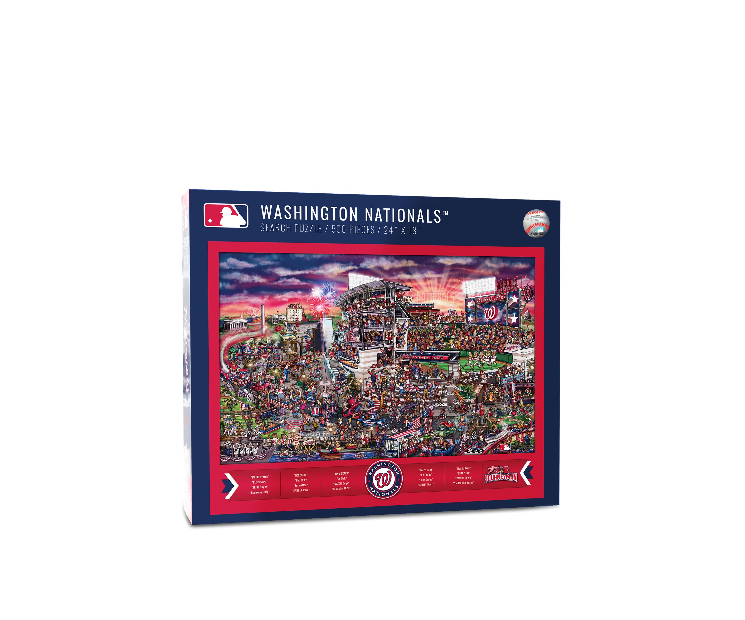 YouTheFan MLB Washington Nationals Joe Journeyman 500pc Puzzle