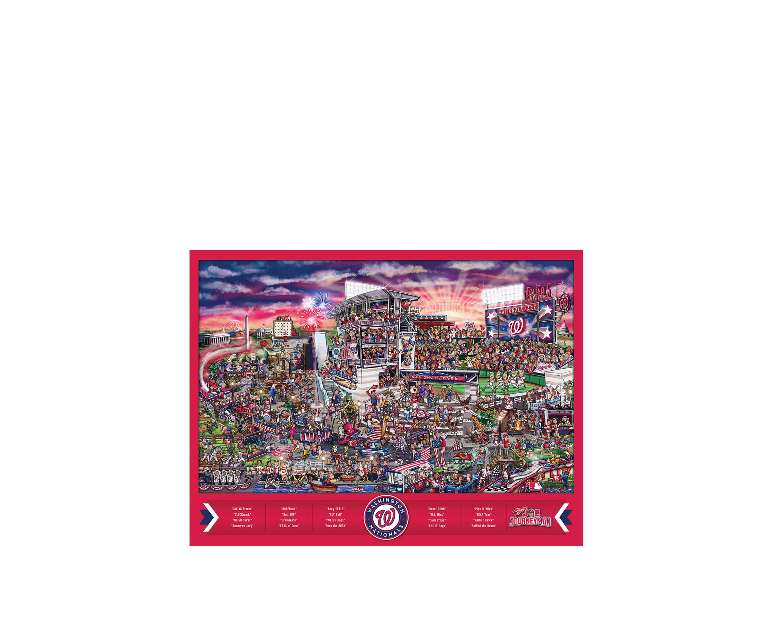 YouTheFan MLB Washington Nationals Joe Journeyman 500pc Puzzle