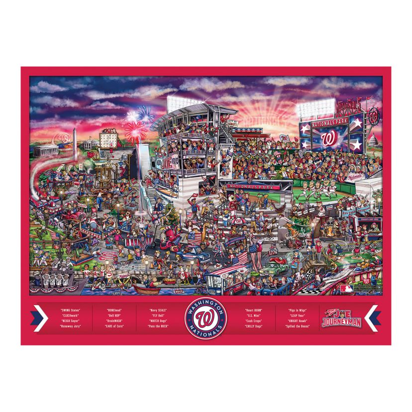 YouTheFan MLB Washington Nationals Joe Journeyman 500pc Puzzle