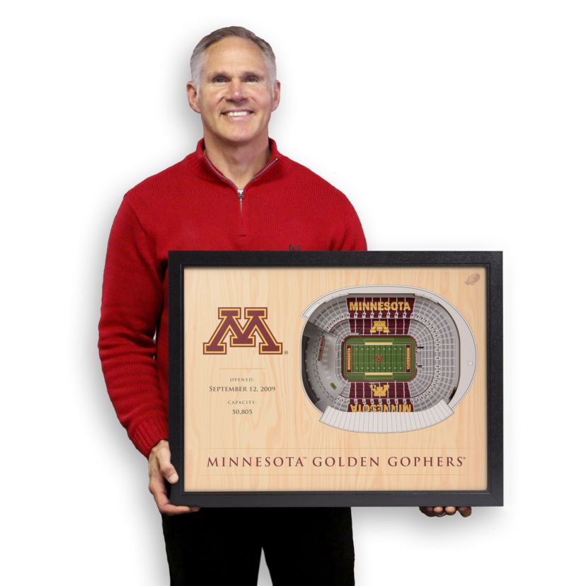 YouTheFan NCAA Minnesota Golden Gophers 25-Layer StadiumViews 3D Wall Art - Huntington Bank Stadium