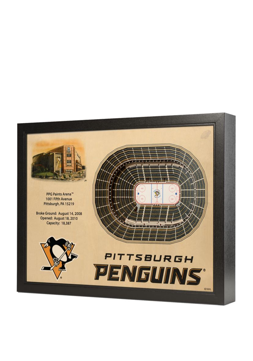 YouTheFan NHL Pittsburgh Penguins 25-Layer StadiumViews 3D Wall Art - PPG Paints Arena