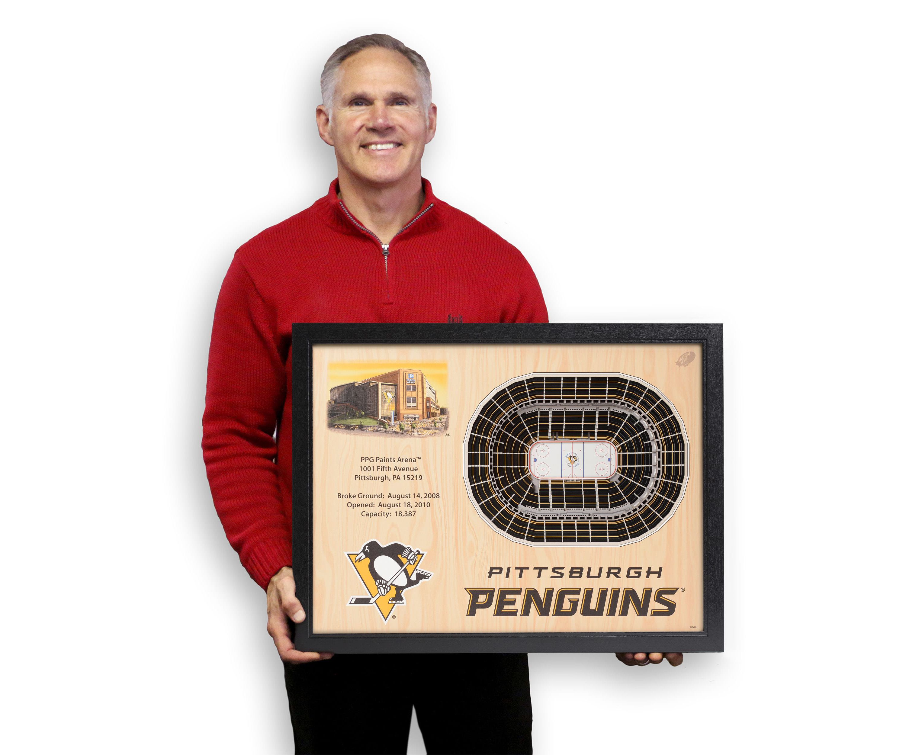 YouTheFan NHL Pittsburgh Penguins 25-Layer StadiumViews 3D Wall Art - PPG Paints Arena