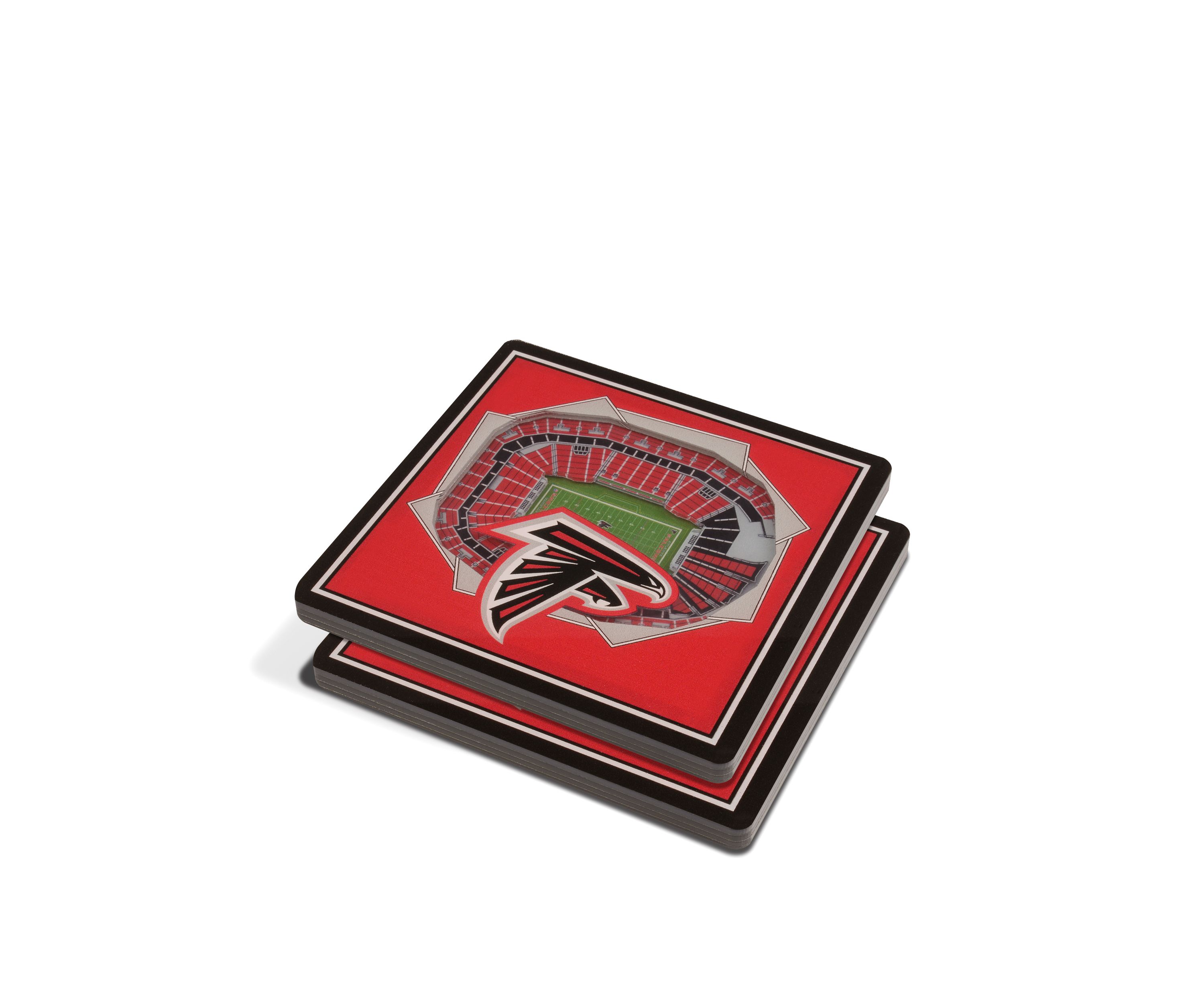 YouTheFan NFL Atlanta Falcons 3D StadiumView Coasters - Mercedes-Benz Stadium