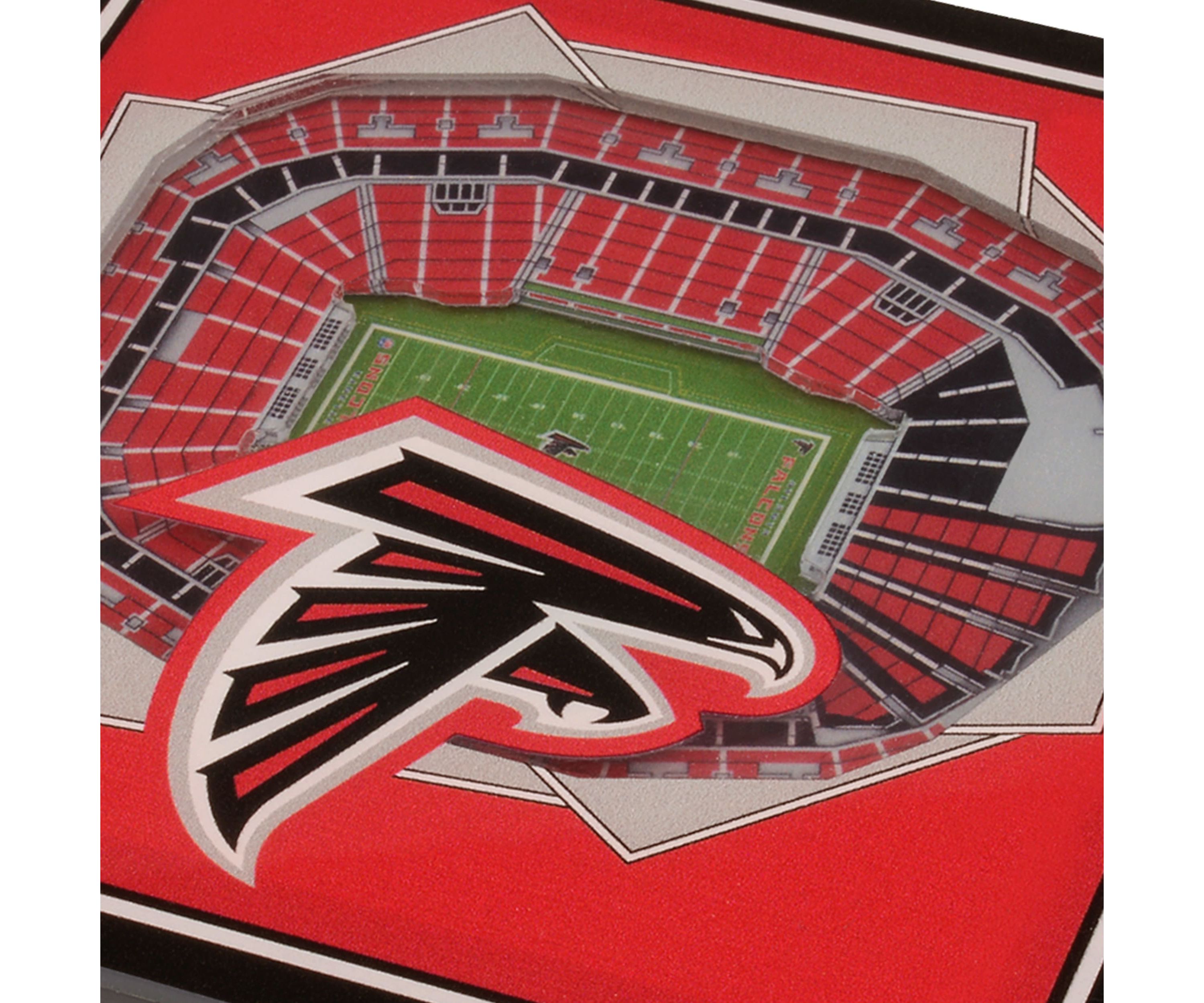 YouTheFan NFL Atlanta Falcons 3D StadiumView Coasters - Mercedes-Benz Stadium