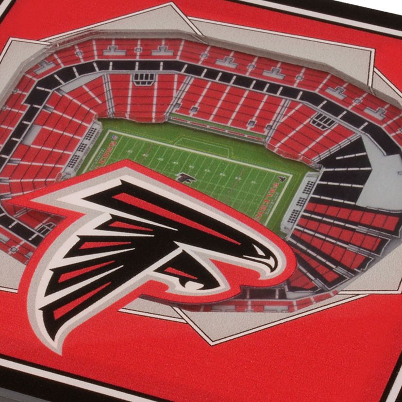 YouTheFan NFL Atlanta Falcons 3D StadiumView Coasters - Mercedes-Benz Stadium
