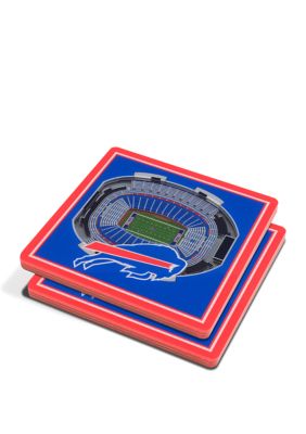 YouTheFan NFL Buffalo Bills 3D StadiumView Coasters - New Era Field