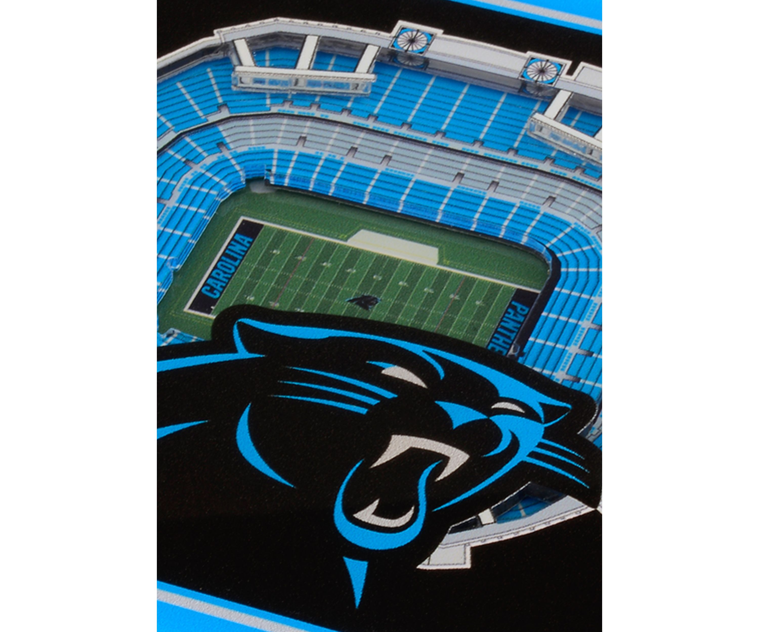 YouTheFan NFL Carolina Panthers 3D StadiumView Coasters - Bank of America Stadium