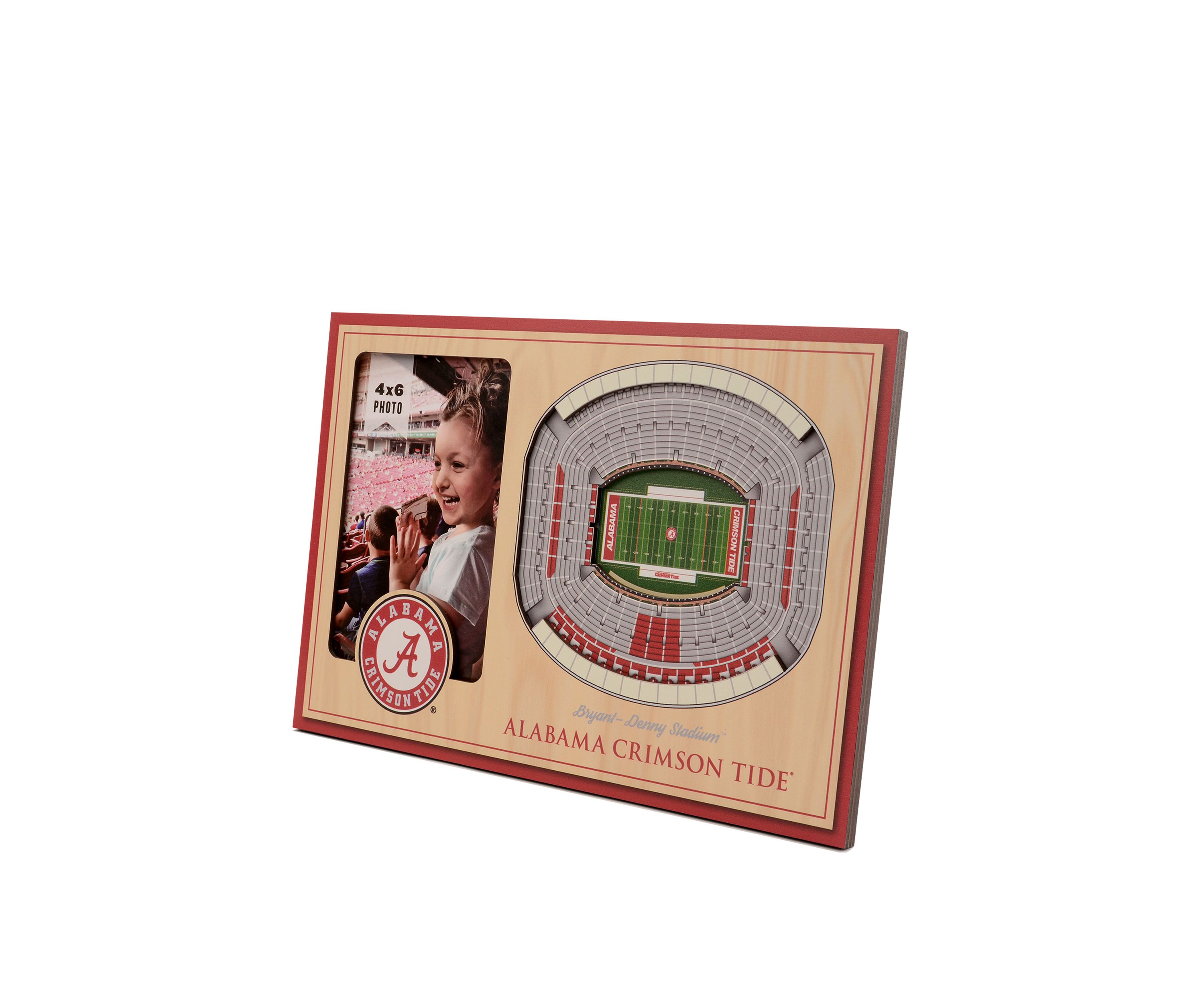 YouTheFan NCAA Alabama Crimson Tide 3D StadiumView Picture Frame - Bryant-Denny Stadium