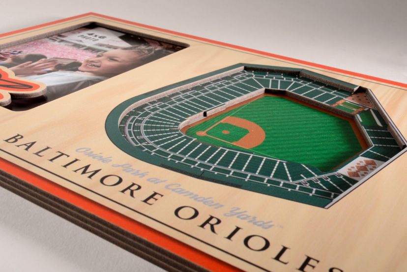 YouTheFan MLB Baltimore Orioles 3D StadiumView Picture Frame - Oriole Park at Camden Yards
