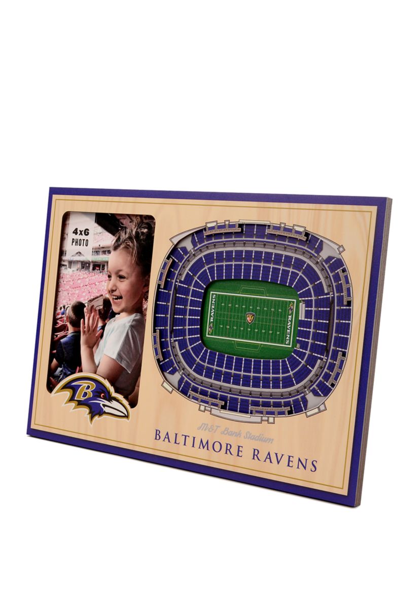 YouTheFan YouTheFan NFL Baltimore Ravens 3D StadiumView Picture Frame ...