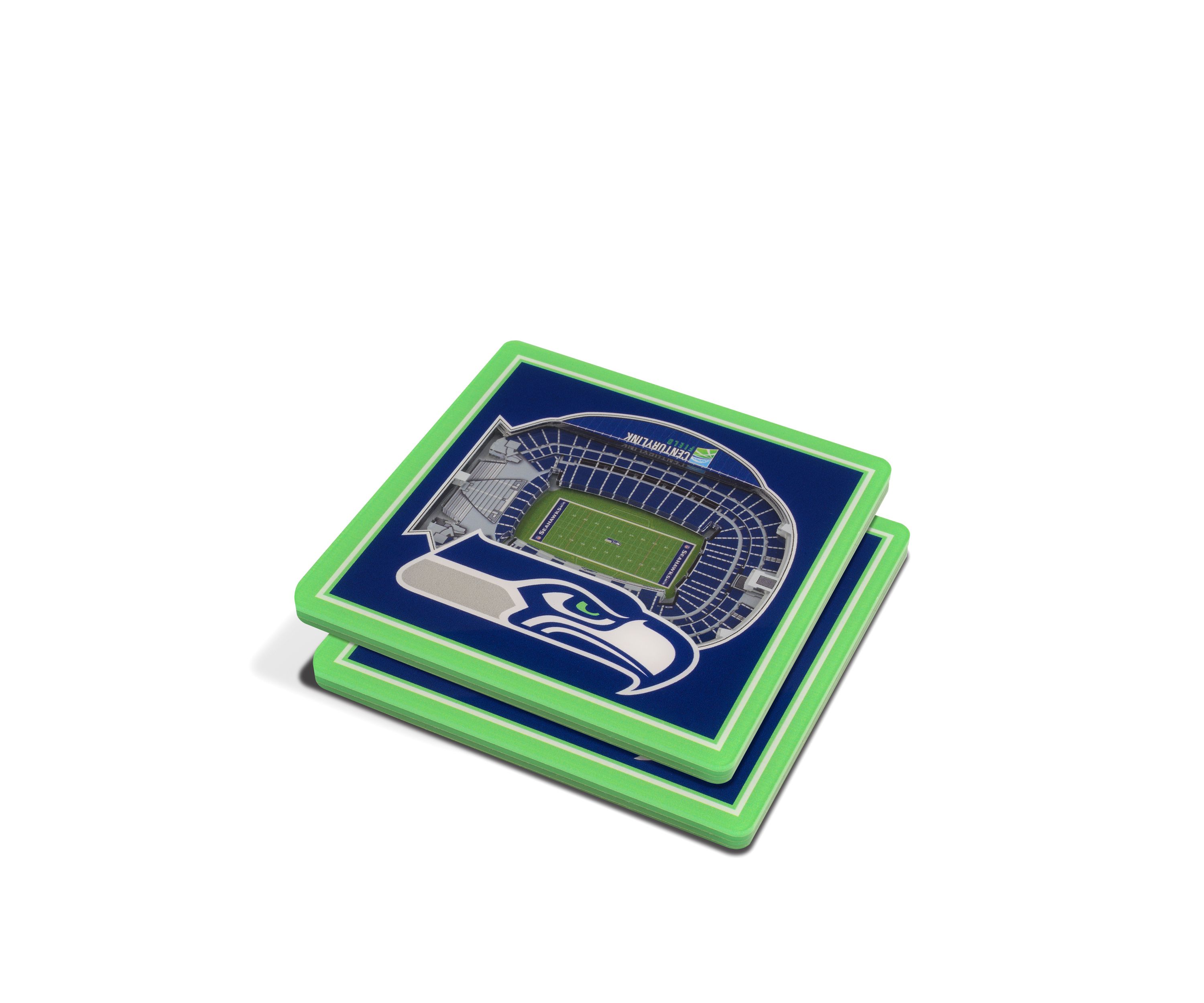 YouTheFan NFL Seattle Seahawks 3D StadiumView Coasters - CenturyLink Field
