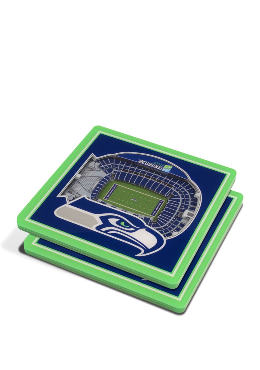 YouTheFan NFL Seattle Seahawks 3D StadiumView Coasters - CenturyLink Field