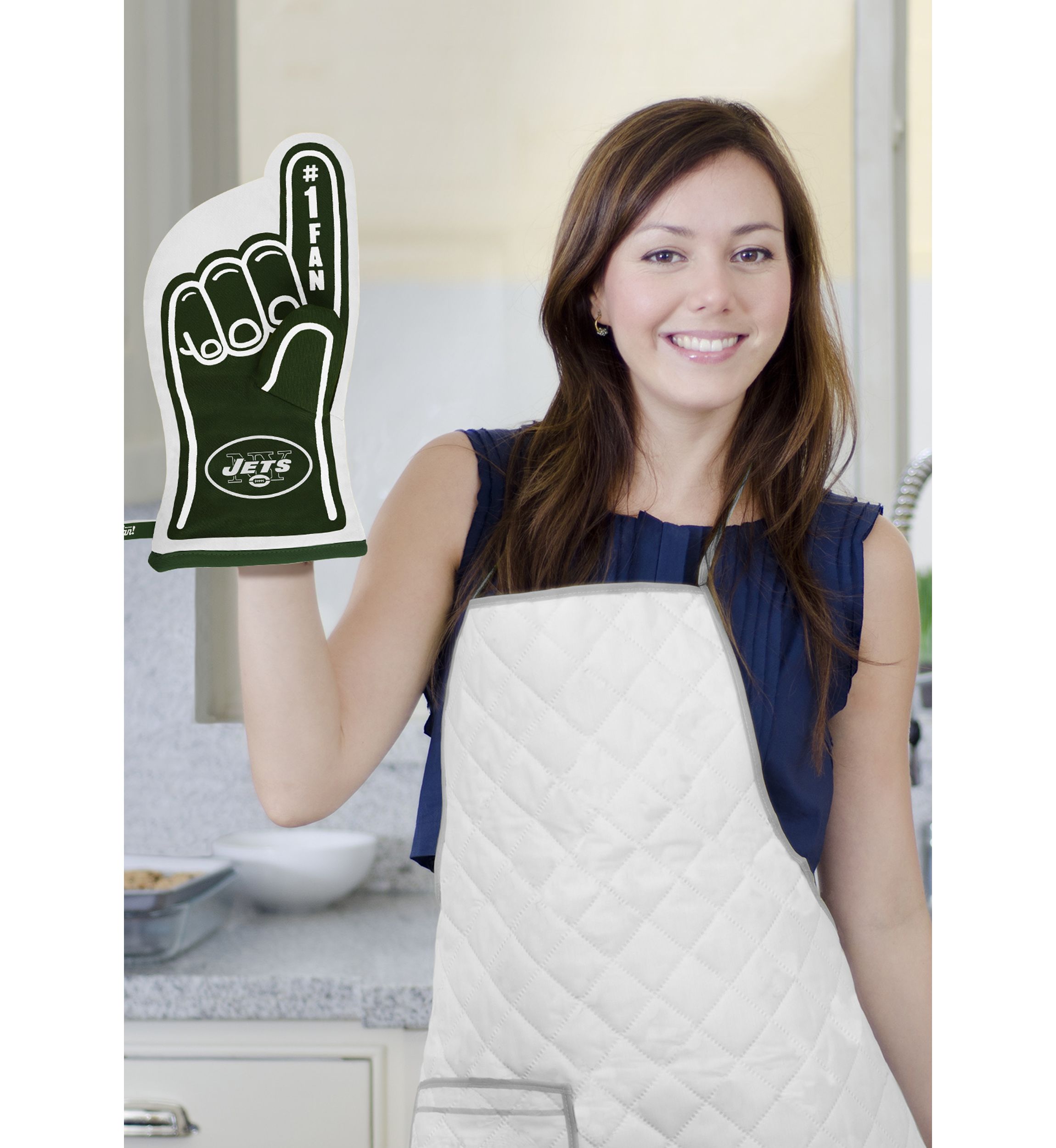 YouTheFan NFL New York Jets #1 Oven Mitt