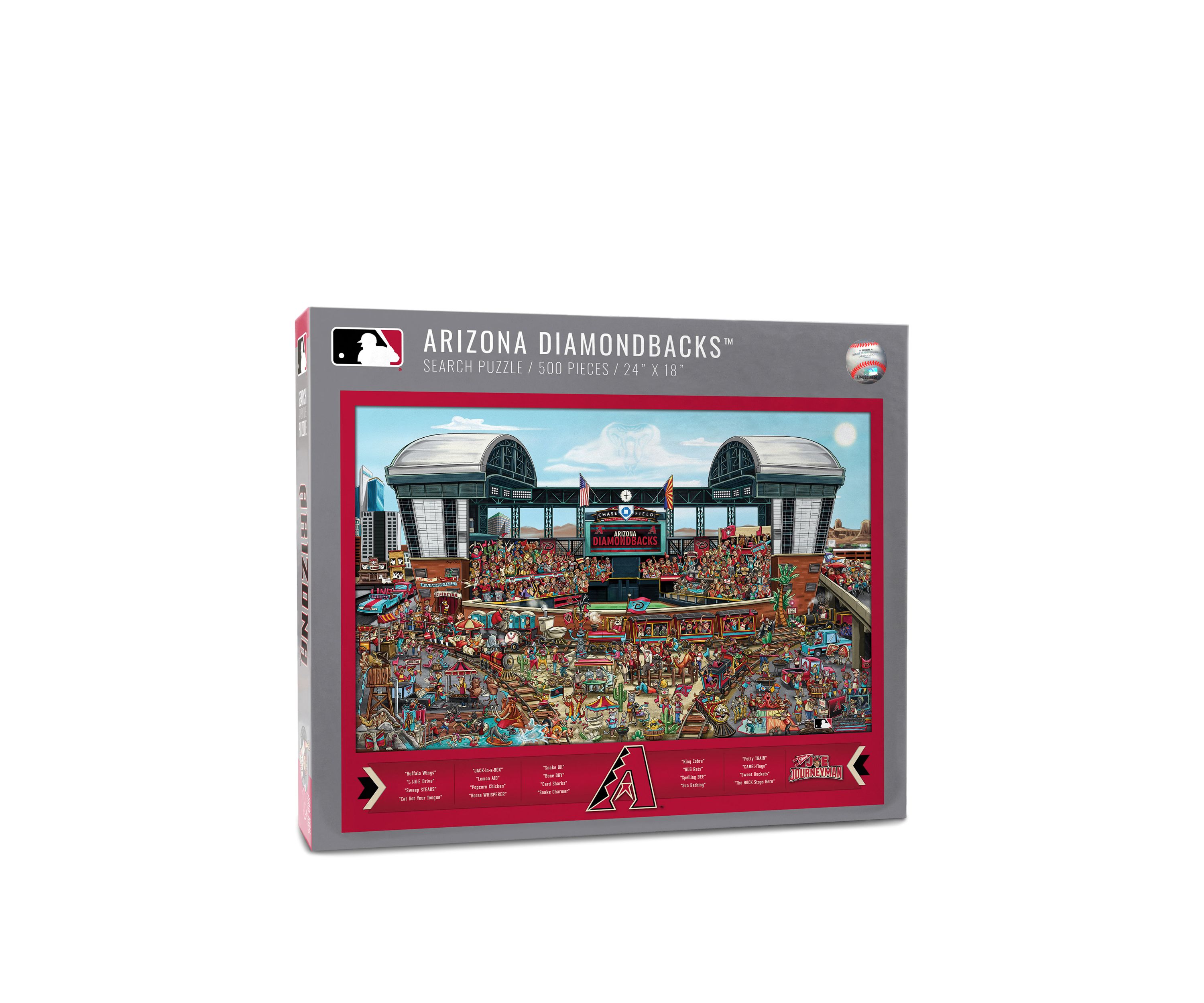 YouTheFan MLB Arizona Diamondbacks Joe Journeyman 500pc Puzzle