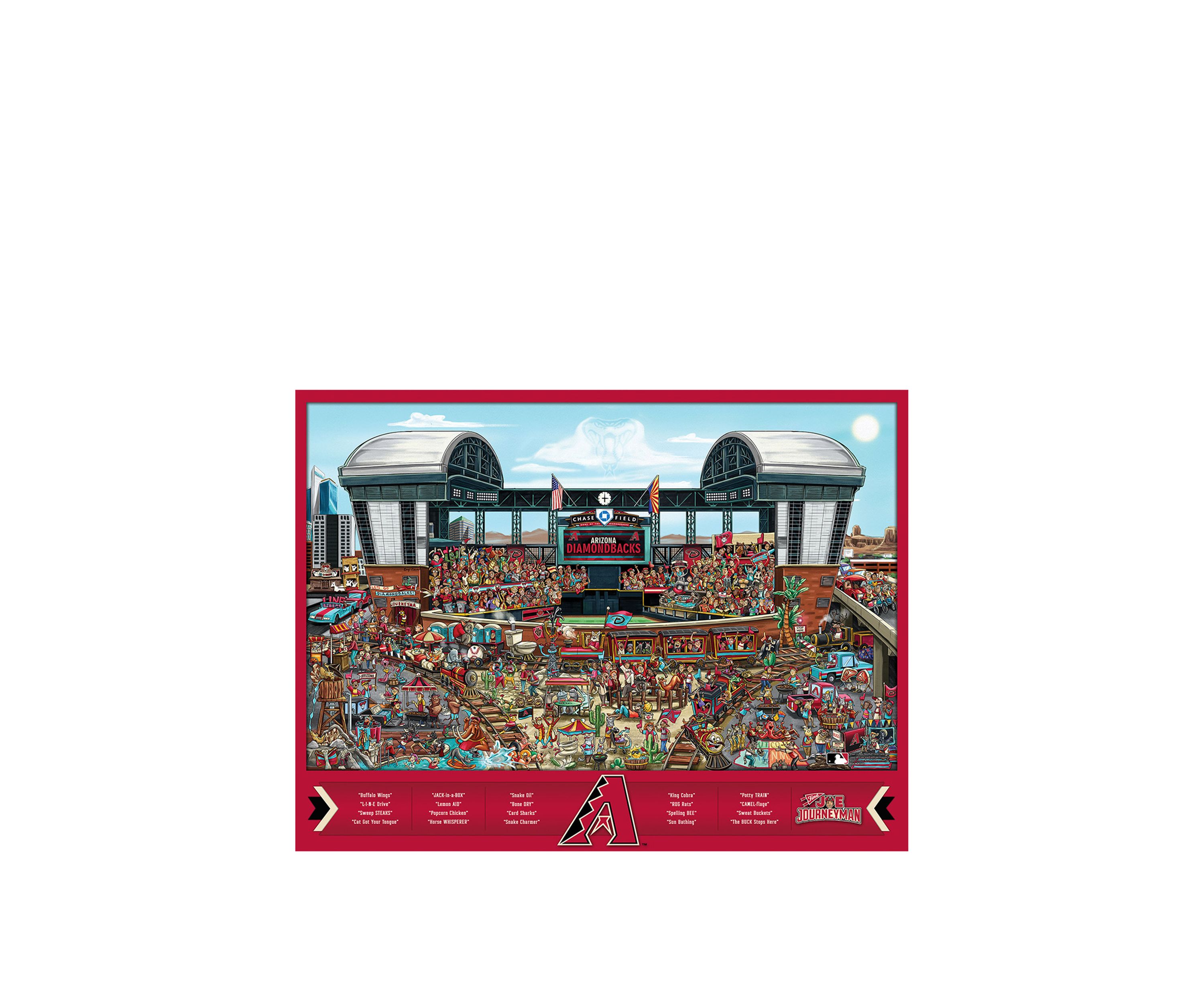 YouTheFan MLB Arizona Diamondbacks Joe Journeyman 500pc Puzzle