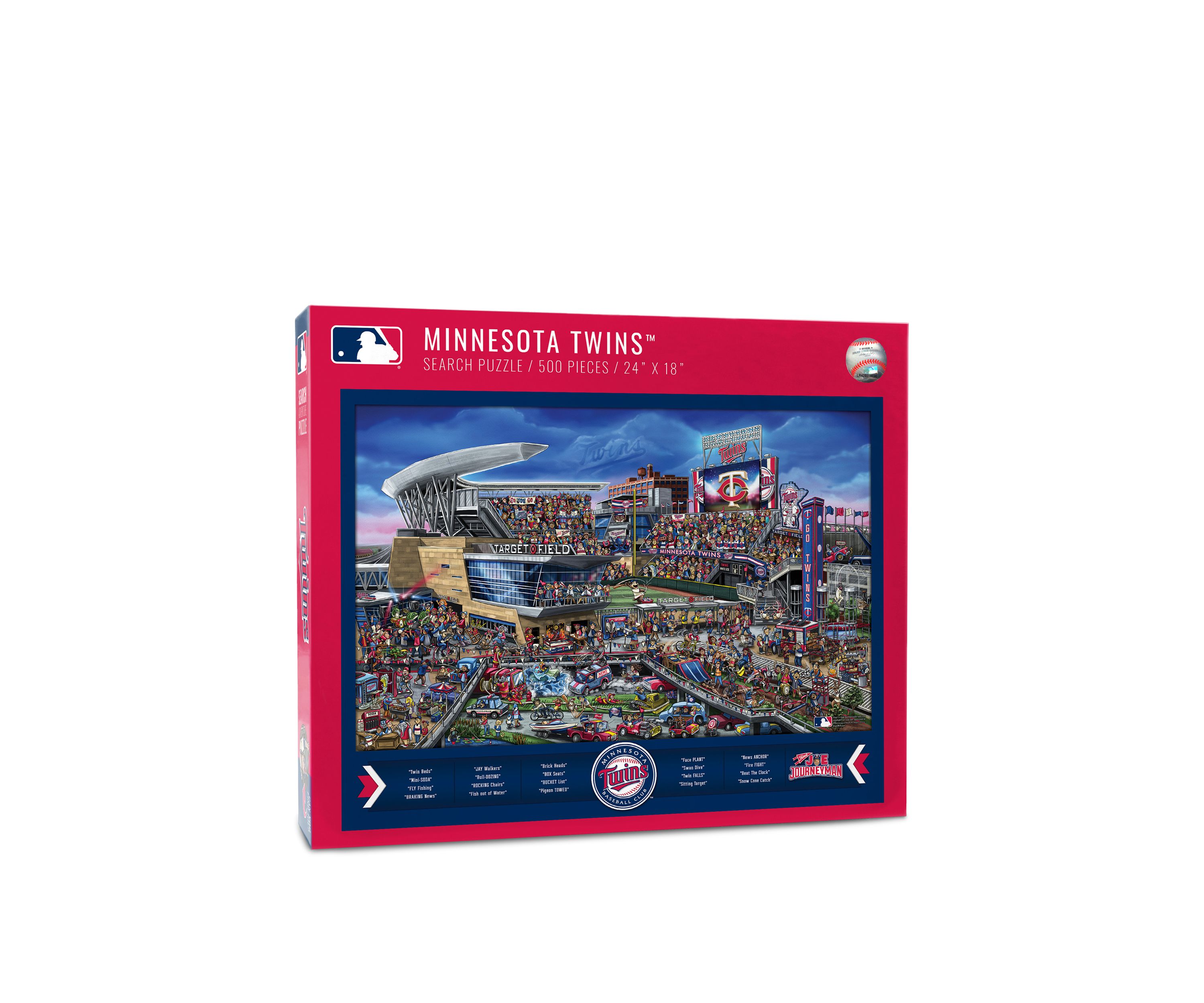 YouTheFan MLB Minnesota Twins Joe Journeyman 500pc Puzzle