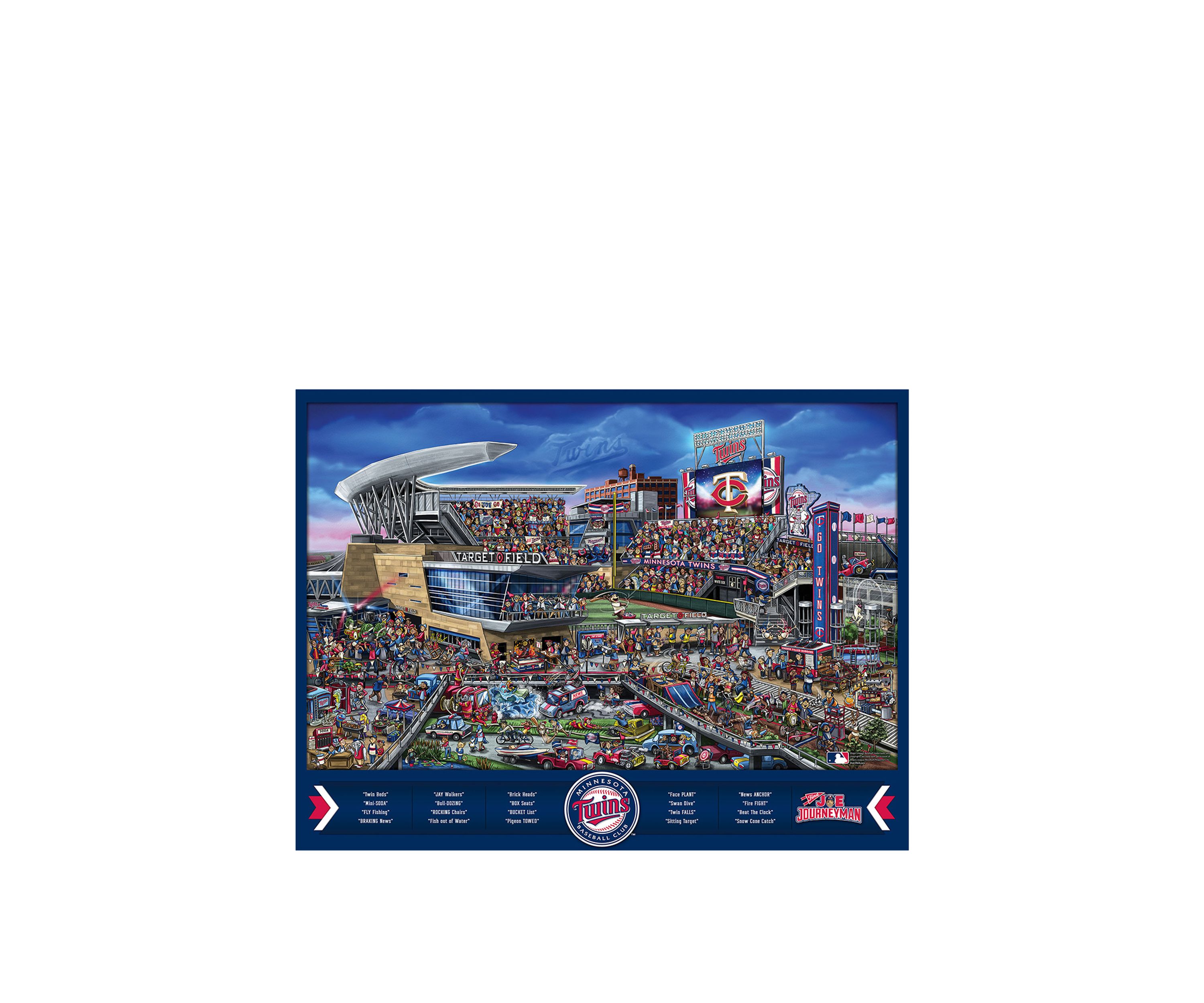 YouTheFan MLB Minnesota Twins Joe Journeyman 500pc Puzzle