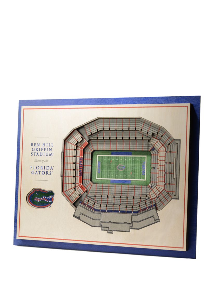 YouTheFan NCAA Florida Gators 5-Layer StadiumView 3D Wall Art - Ben Hill Griffin Stadium