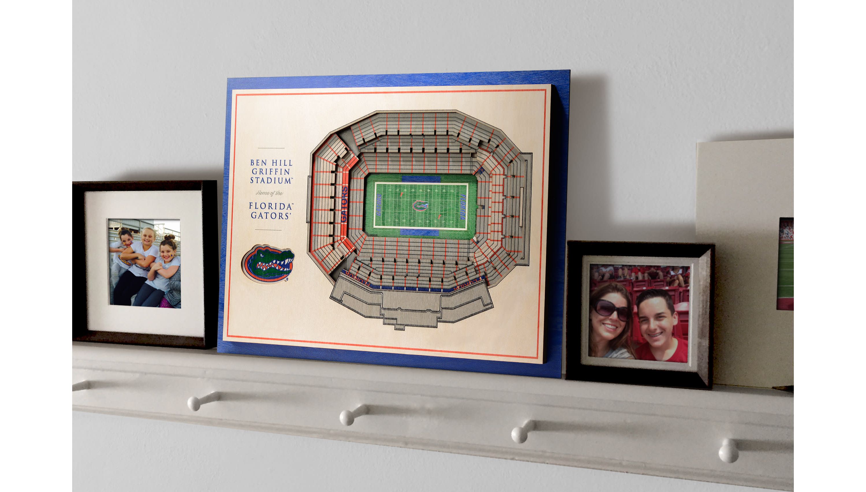 YouTheFan NCAA Florida Gators 5-Layer StadiumView 3D Wall Art - Ben Hill Griffin Stadium