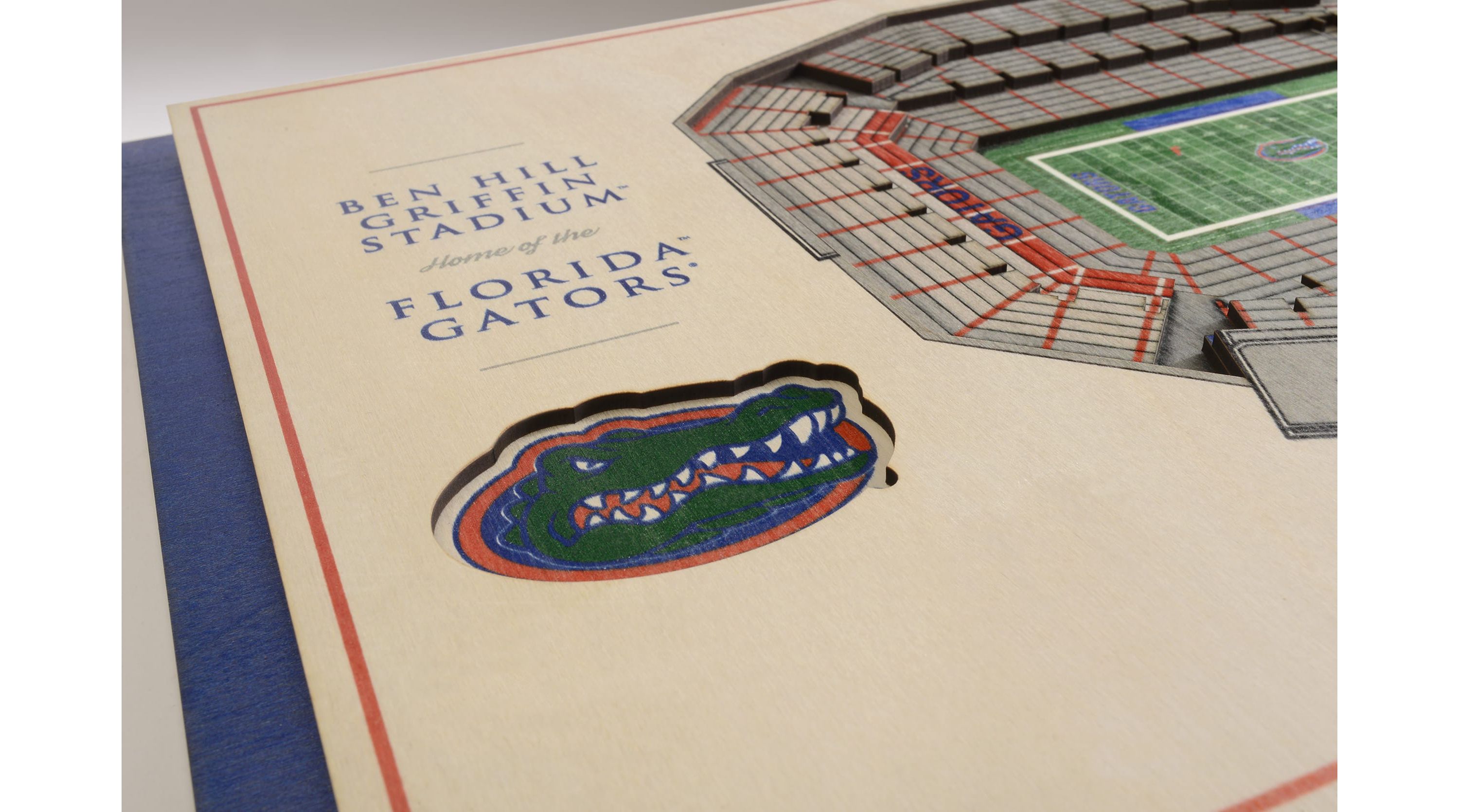 YouTheFan NCAA Florida Gators 5-Layer StadiumView 3D Wall Art - Ben Hill Griffin Stadium