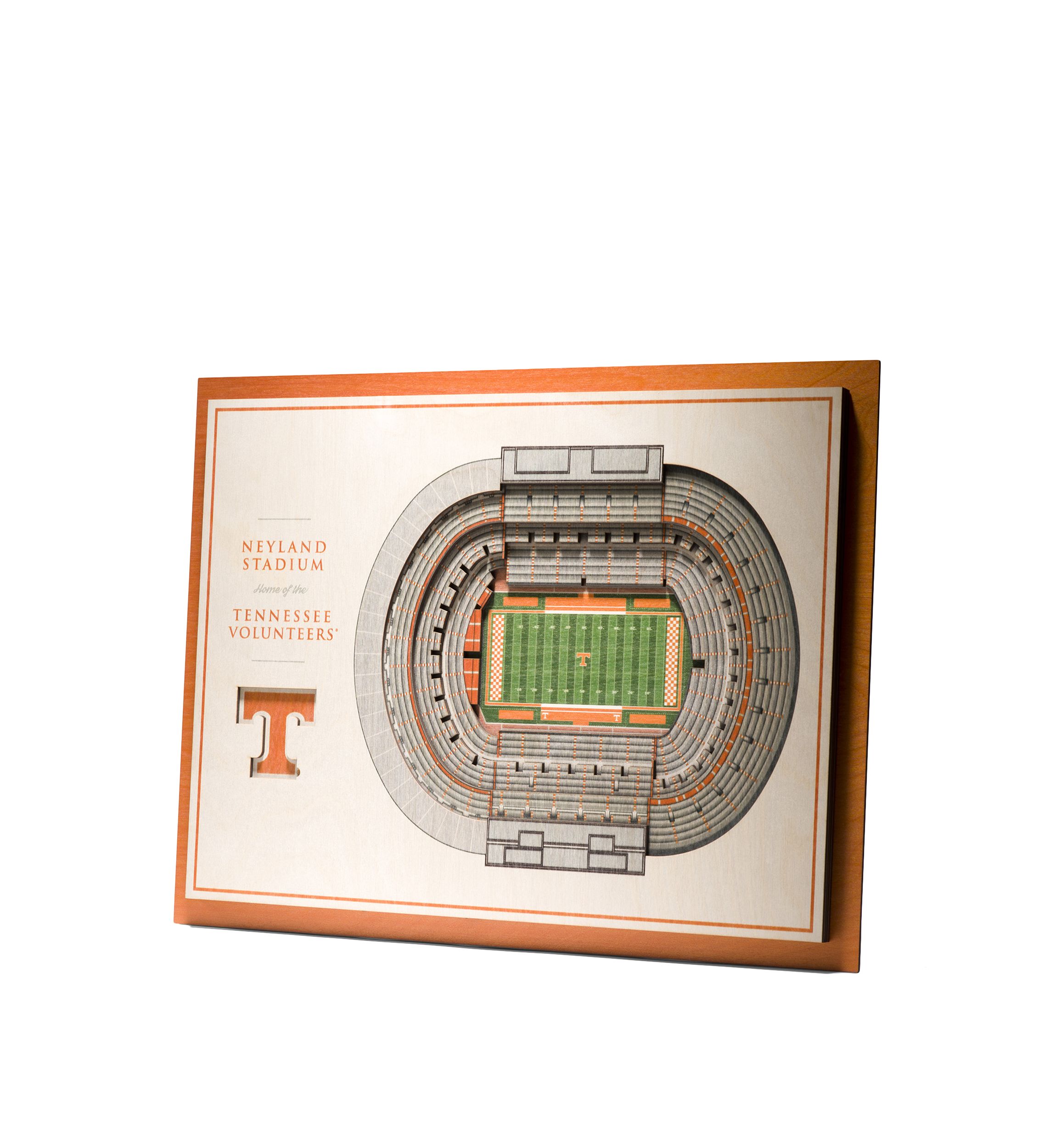 YouTheFan NCAA Tennessee Volunteers 5-Layer StadiumView 3D Wall Art - Neyland Stadium