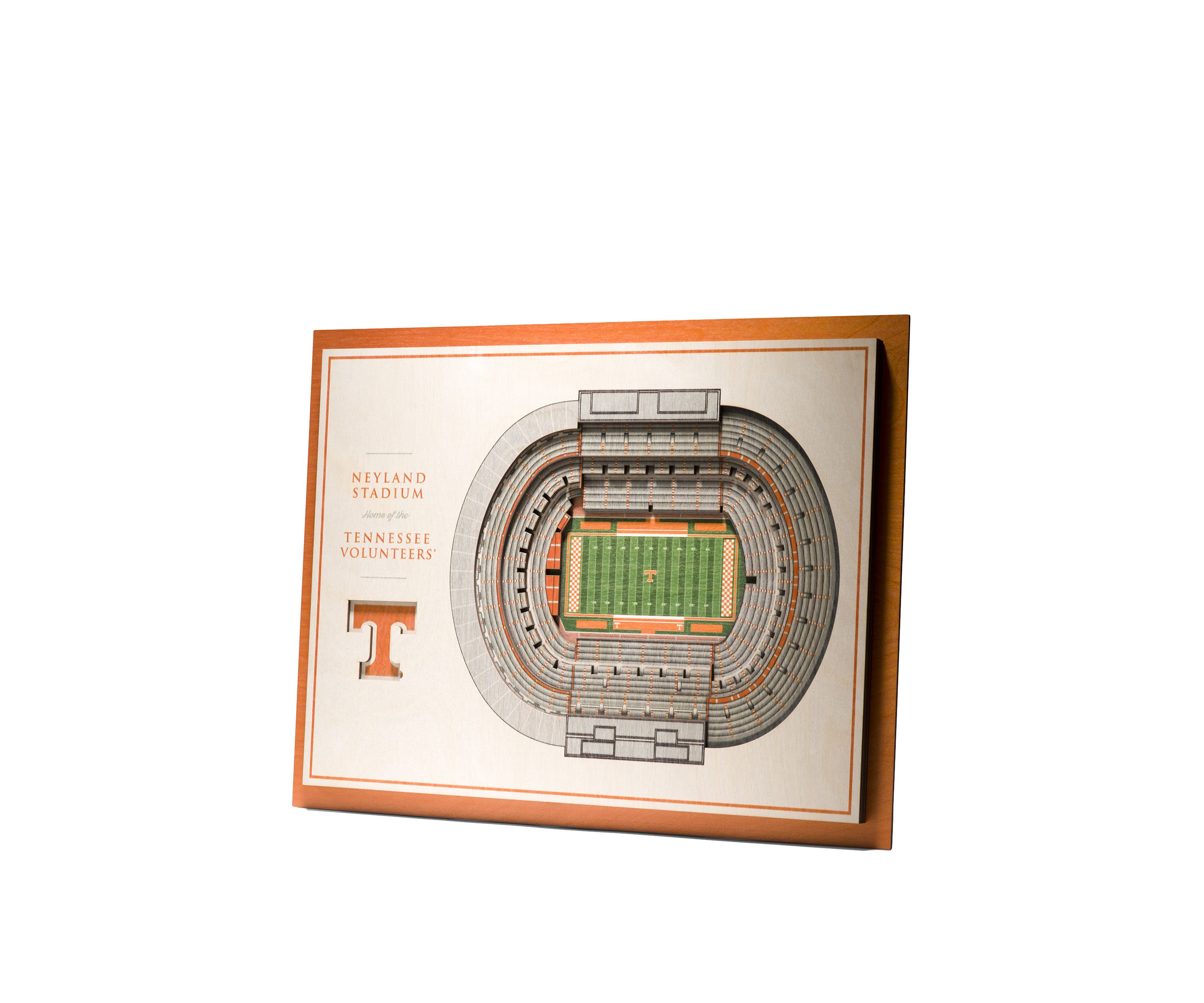 YouTheFan NCAA Tennessee Volunteers 5-Layer StadiumView 3D Wall Art - Neyland Stadium