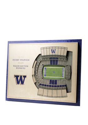 YouTheFan NCAA Washington Huskies 5-Layer StadiumView 3D Wall Art - Husky Stadium -  76016765028670