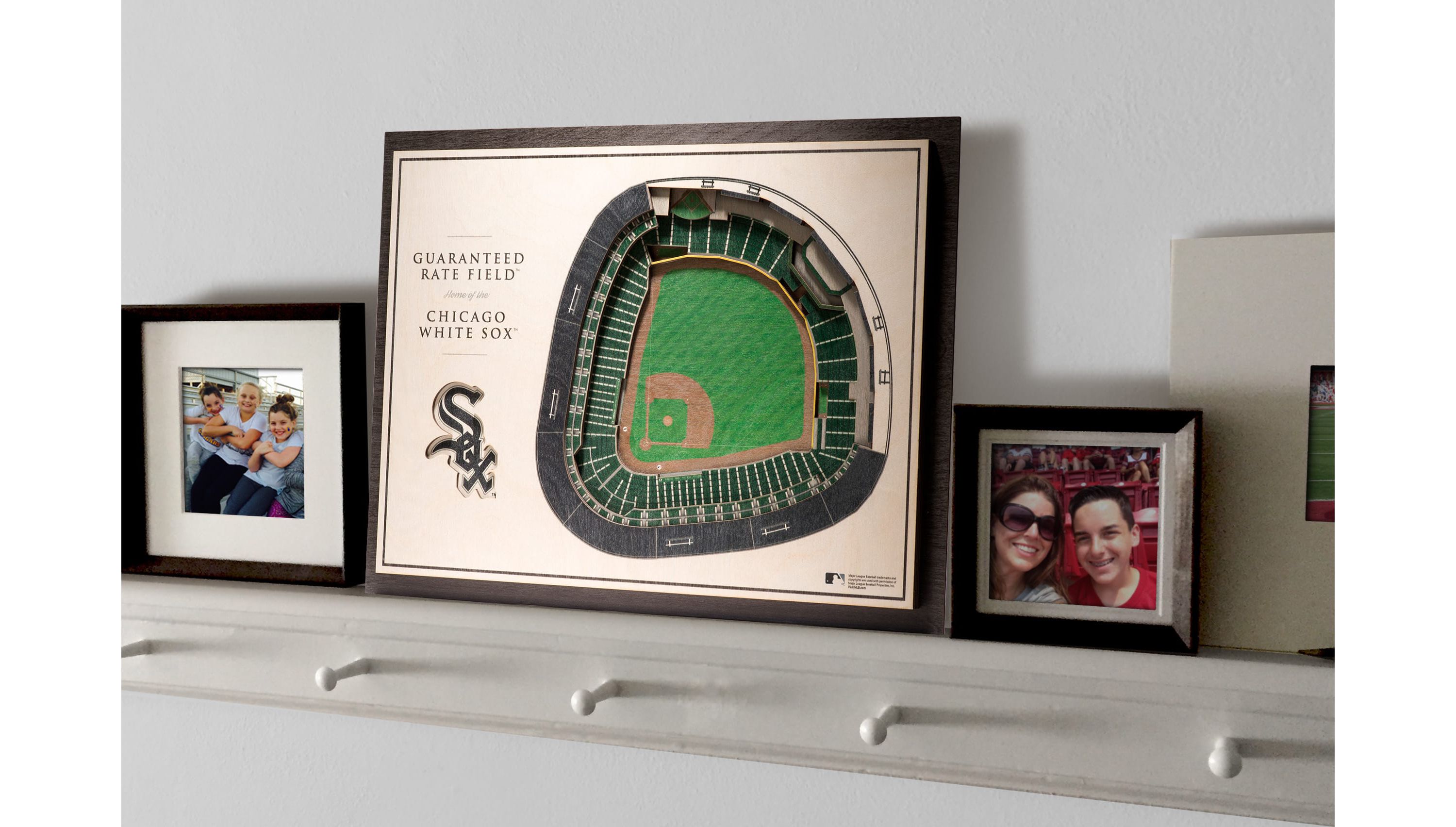 YouTheFan MLB Chicago White Sox 5-Layer StadiumView 3D Wall Art - Guaranteed Rate Field