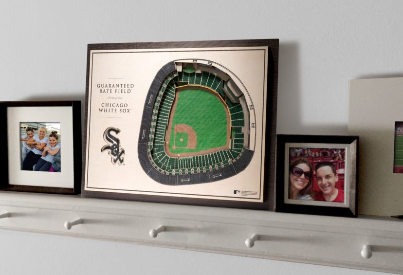 YouTheFan MLB Chicago White Sox 5-Layer StadiumView 3D Wall Art - Guaranteed Rate Field