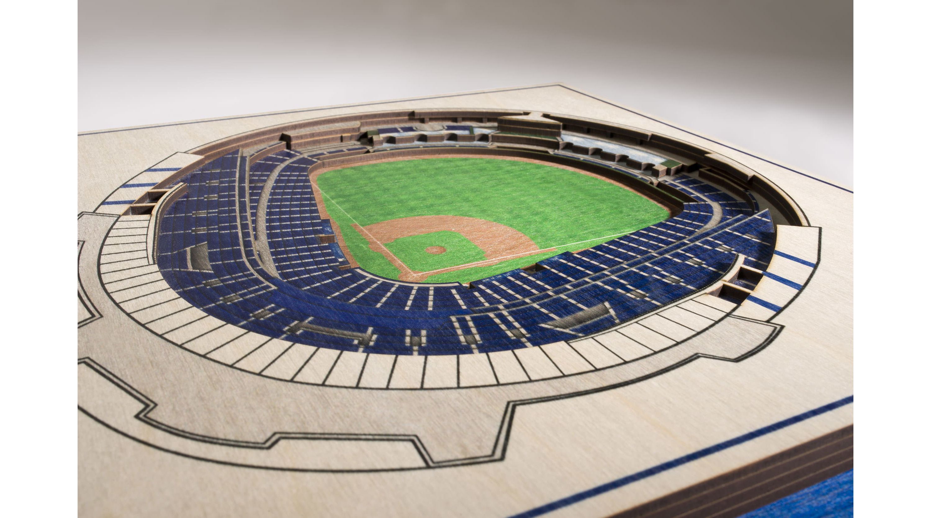 YouTheFan MLB Kansas City Royals 5-Layer StadiumView 3D Wall Art - Kauffman Stadium