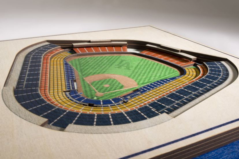 YouTheFan MLB Los Angeles Dodgers 5-Layer StadiumView 3D Wall Art - Dodger Stadium