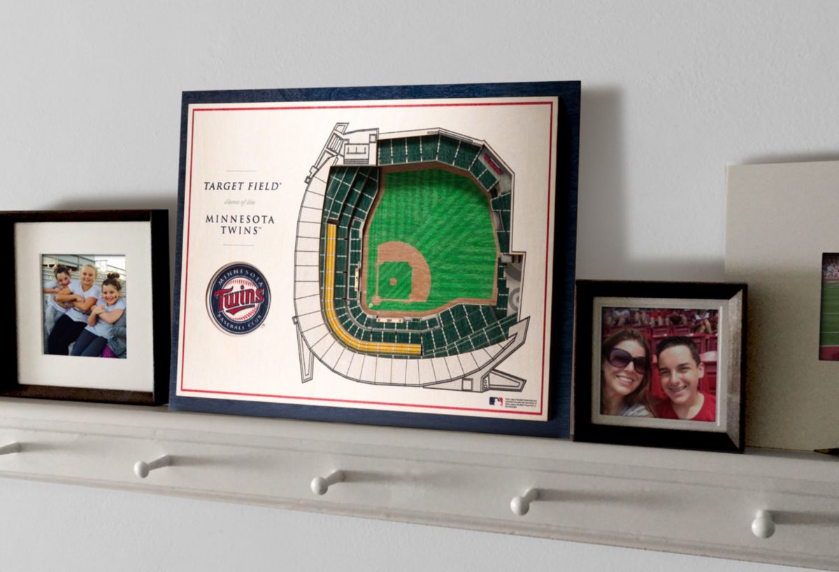 YouTheFan MLB Minnesota Twins 5-Layer StadiumView 3D Wall Art - Target Field
