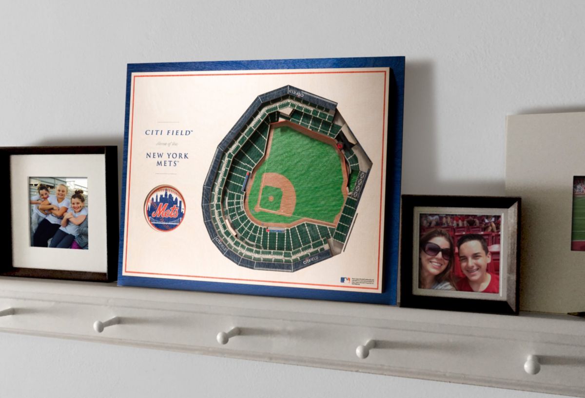 YouTheFan MLB New York Mets 5-Layer StadiumView 3D Wall Art - Citi Field