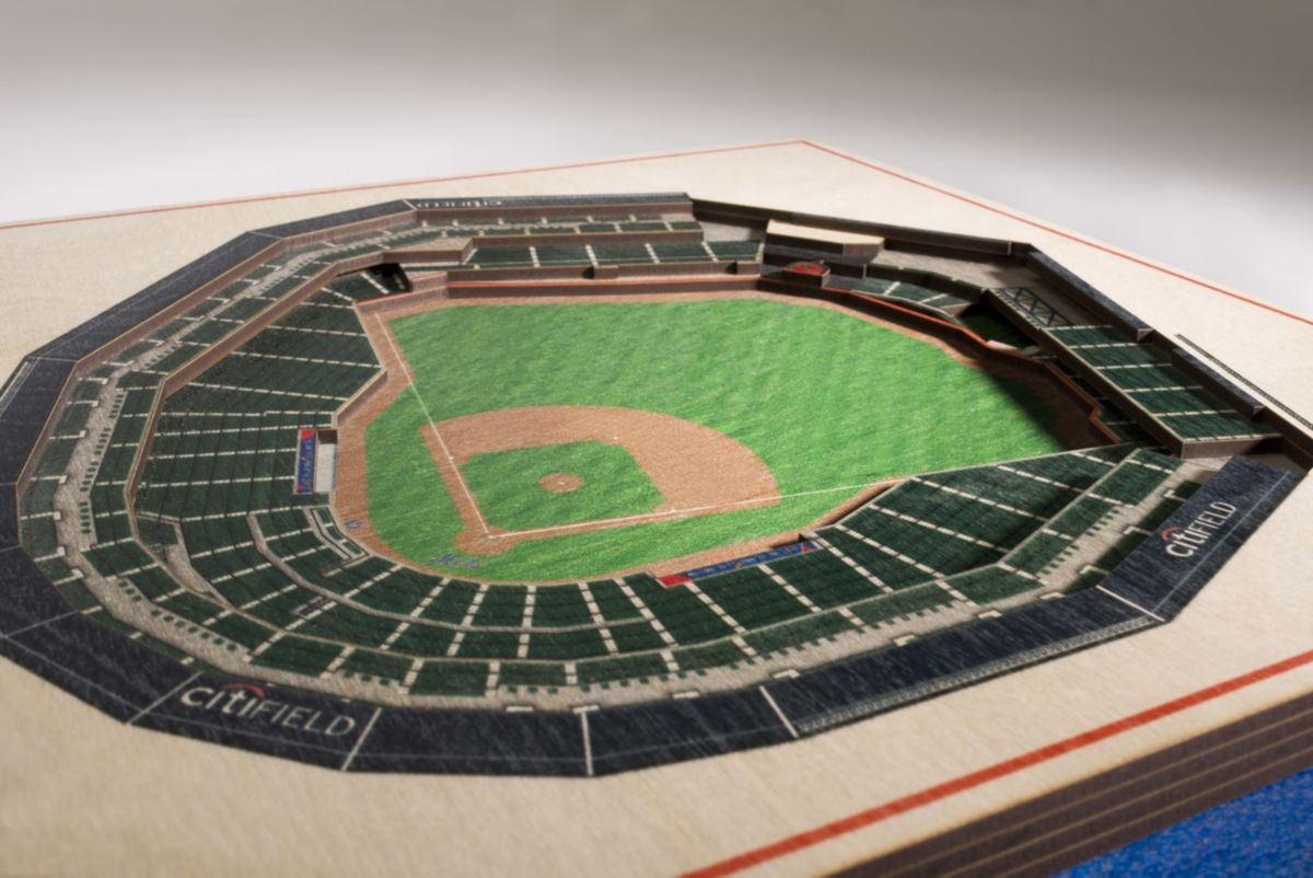 YouTheFan MLB New York Mets 5-Layer StadiumView 3D Wall Art - Citi Field