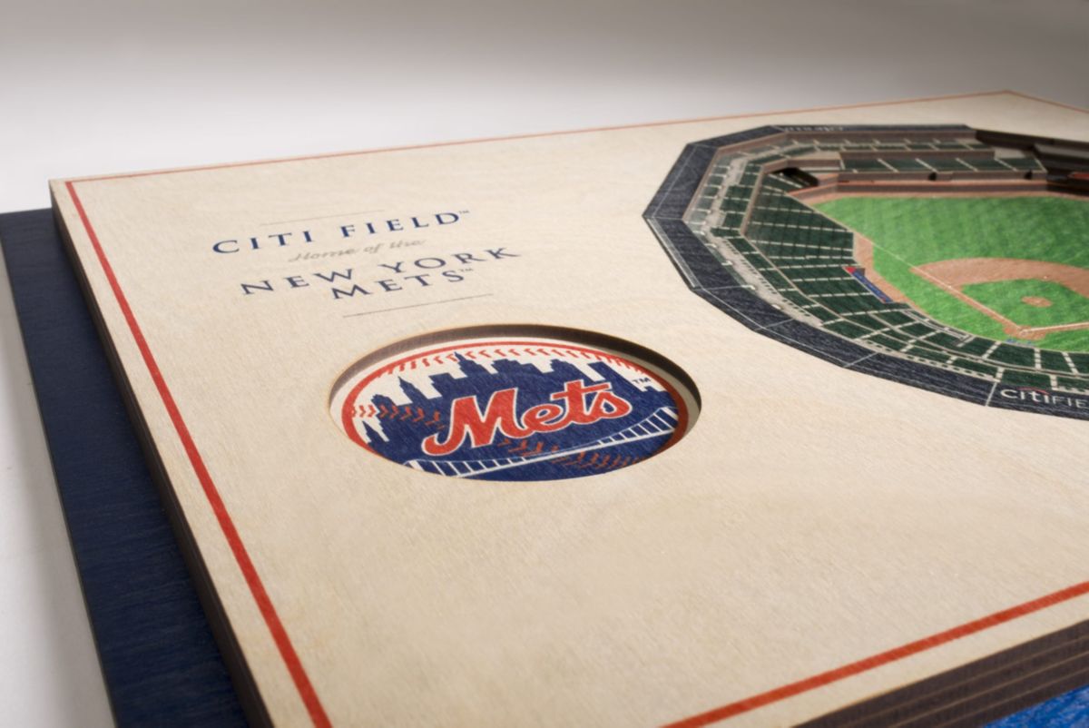 YouTheFan MLB New York Mets 5-Layer StadiumView 3D Wall Art - Citi Field